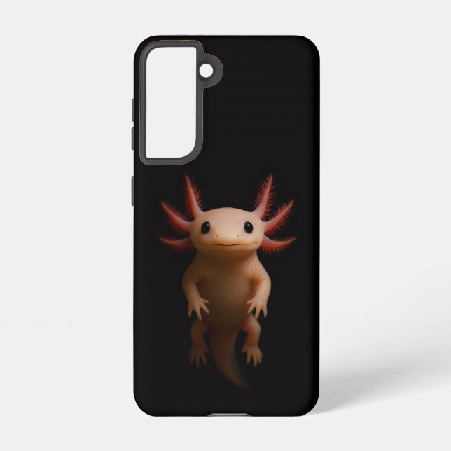 Coque Samsung Galaxy Black 4 Luxe  Galaxy S21 Case, Mexican Axolotl (Verso)