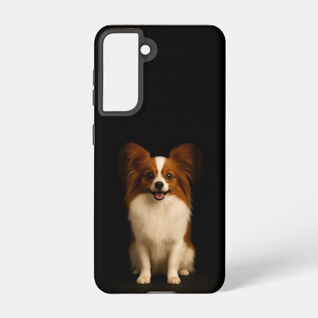 Coque Samsung Galaxy Black 4 Luxe  Galaxy S21 Case, Refined Papillon (Verso)