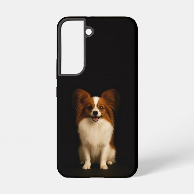 Coque Samsung Galaxy Black 4 Luxe Galaxy S22 Case, Refined Toy Papillon (Verso)