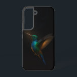 Coque Samsung Galaxy Black 4 Luxe Galaxy S22 Coque, Flying Bird<br><div class="desc">Ajoutez une touche d'art raffiné à votre technologie quotidienne avec notre Coque Black 4 Luxe Samsung Galaxy S22 avec un colibri bleu-doré en mouvement. Conçue avec une attention minutieuse aux détails, cette oeuvre élégante capture un oiseau rayonnant avec des plumes bleues chatoyantes et des accents dorés, en plantant gracieusement contre...</div>