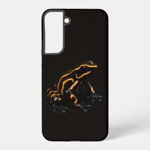 Coque Samsung Galaxy Black 4 Luxe Galaxy S22 Plus, grenouille orange no