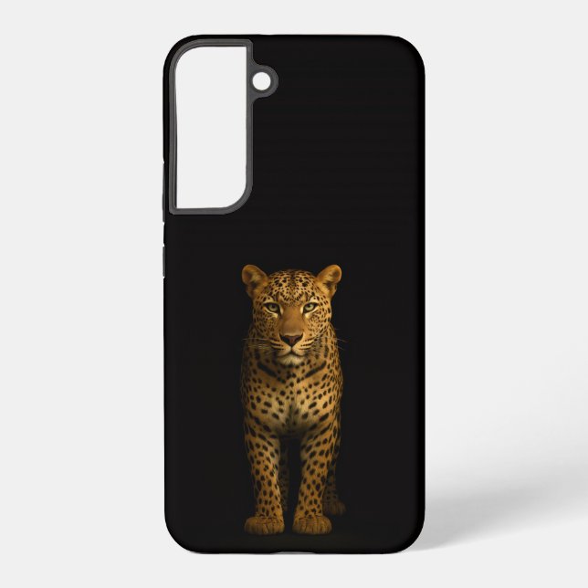 Coque Samsung Galaxy Black 4 Luxe Galaxy S22 Plus, Majestic Leopard (Verso)