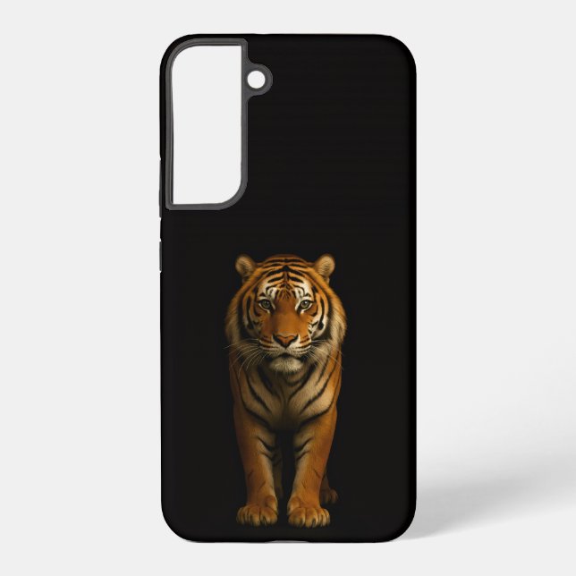 Coque Samsung Galaxy Black 4 Luxe Galaxy S22 Plus, Noble Tiger (Verso)