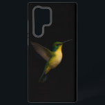 Coque Samsung Galaxy Black 4 Luxe Galaxy S22 Ultra Coque, Flying Bird<br><div class="desc">Ajoutez une touche d'art raffiné à votre technologie quotidienne avec notre Black 4 Luxe Samsung Galaxy S22 Ultra Coque avec un oiseau volant en mouvement. Conçue avec une attention minutieuse aux détails, cette composition élégante capture un colibri vert et or brillant planant gracieusement contre un arrière - plan noir profond....</div>