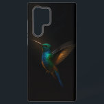 Coque Samsung Galaxy Black 4 Luxe Galaxy S22 Ultra Coque, Flying Bird<br><div class="desc">Ajoutez une touche d'art moderne à votre technologie quotidienne avec notre Black 4 Luxe Samsung Galaxy S22 Ultra Coque avec un Hummingbird bleu-or en mouvement. Conçue avec une attention minutieuse aux détails, cette composition captivante capture un oiseau lumineux aux plumes bleues profondes et aux reflets dorés doux, gracieusement suspendu contre...</div>