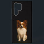 Coque Samsung Galaxy Black 4 Luxe Galaxy S22 Ultra, Refined Papillon<br><div class="desc">Add a touch of refined elegance and delicate toy-breed presence to your everyday carry with the Black 4 Luxe Galaxy S22 Ultra Case featuring the Refined Papillon, rendered with exceptional realism against the flawlessly uniform deep-black background that defines the Black 4 Luxe identity. The Papillon is portrayed in a poised,...</div>