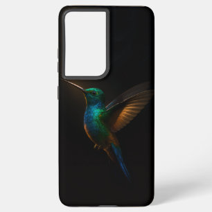 Coque Samsung Galaxy Black 4 Luxe Samsung Galaxy S21 Plus, Flying Bird