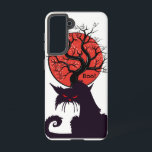 Coque Samsung Galaxy Black Cat Tree Samsung Galaxy Case – White<br><div class="desc">Add a touch of spooky charm to your phone with this Black Cat Tree Samsung Galaxy Case – White. Featuring a striking black cat silhouette perched near a dark, twisted tree, this design blends gothic elegance with minimalist style. The crisp white background makes the artwork pop, creating a clean yet...</div>