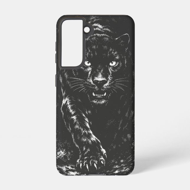 Coque Samsung Galaxy Black Panther — par BurnsInHell (Verso)