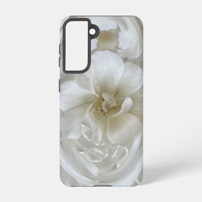 Coque Samsung Galaxy Blanc ivoire (Verso)