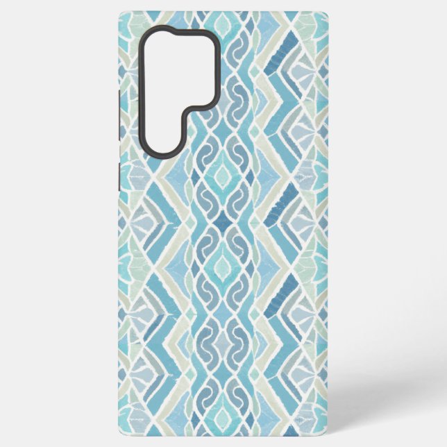 Coque Samsung Galaxy Bleu côtier/plage/nautique (Verso)