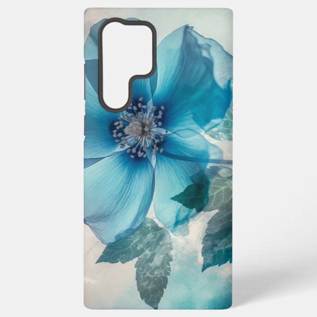 Coque Samsung Galaxy Bleu éthérée (Verso)