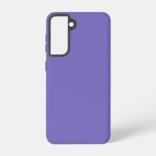 Coque Samsung Galaxy Bleu-violet (Crayola) (couleur solide) (Verso)