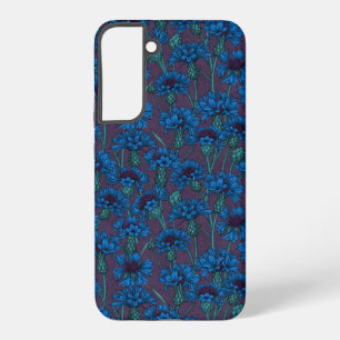 Coque Samsung Galaxy Bleus bleuets, fleurs sauvages