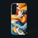 Coque Samsung Galaxy Bloom gras<br><div class="desc">Des pétales très saturés fleurissent en toute confiance sur le noir.</div>