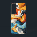 Coque Samsung Galaxy Bloom gras<br><div class="desc">Des pétales très saturés fleurissent en toute confiance sur le noir.</div>