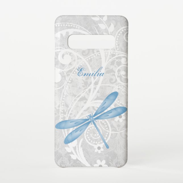 Coque Samsung Galaxy Blue Dragonfly Personnaliser Samsung Galaxy Coque (Dos)