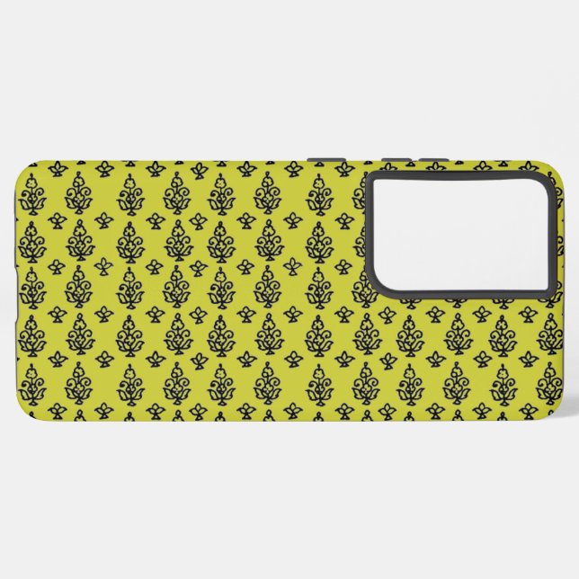 Coque Samsung Galaxy Boho India Block Print (Verso Horizontal)