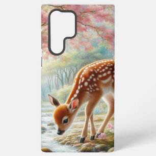 Coque Samsung Galaxy Bois printaniers avec faon/cerf