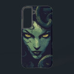 Coque Samsung Galaxy Boîtier de téléphone à lunettes de forêt enchâssée<br><div class="desc">Une figure mystérieuse aux yeux percés et aux teintes de forêt émerge des ombres,  parfaite pour les amateurs d'imaginaires et les rêveurs de forêts.</div>