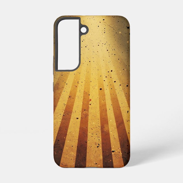 Coque Samsung Galaxy Boîtier de téléphone à poutre dorée (Verso)