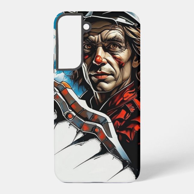 Coque Samsung Galaxy Boîtier de téléphone Cyberpunk Clown (Verso)