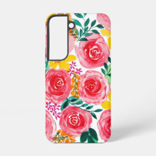 Coque Samsung Galaxy Boîtier de téléphone floral