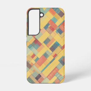 Coque Samsung Galaxy Boîtier de téléphone géométrique couleur Motif tis
