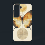 Coque Samsung Galaxy Boîtier de téléphone Papillon de transformation do<br><div class="desc">Deux papillons encadrés dans un design symétrique embrassé par le soleil symbolisent la transformation et la grâce. Un coque parfait pour ceux qui aiment le changement et la croissance.</div>