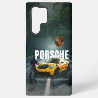 Coque Samsung Galaxy Boîtier de téléphone Porsche 911 Matte Black Sport