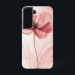 Coque Samsung Galaxy Boîtier de téléphone pour pétales à Whisperer<br><div class="desc">Une fleur délicate flotte dans un tourbillon de teintes roses douces,  créant un design serein et romantique. Parfait pour ceux qui aiment l'art floral subtil avec une touche éthérée.</div>