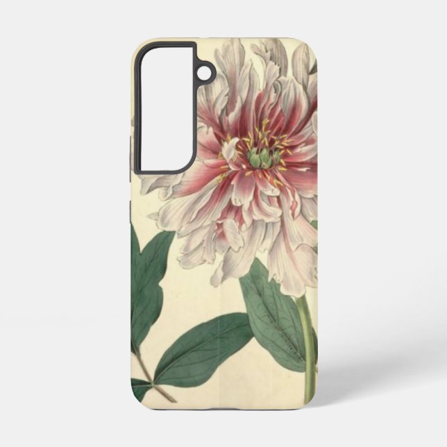 Coque Samsung Galaxy Boîtier de téléphone Samsung Peony rose clair (Verso)