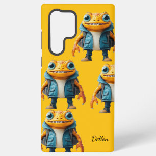 Coque Samsung Galaxy Boîtier jaune Samsung Galaxy S22 Ultra