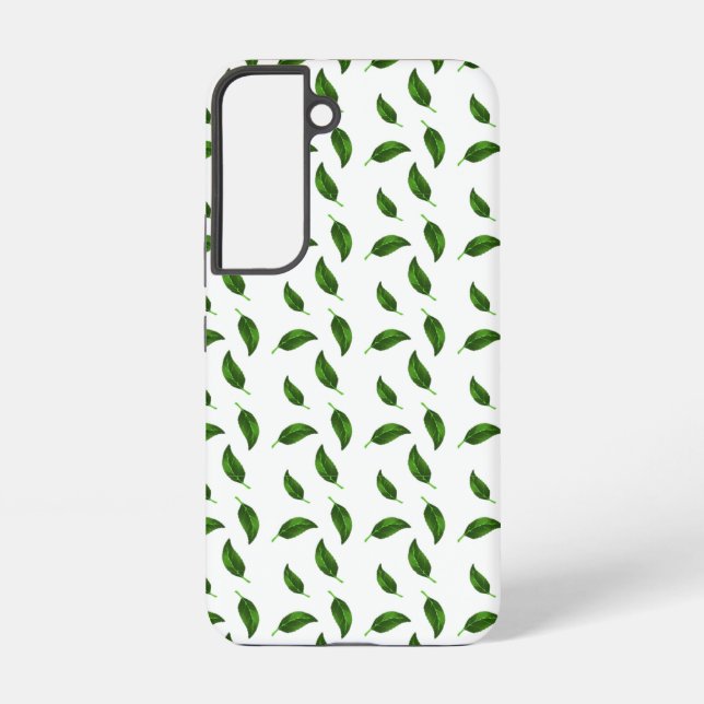 Coque Samsung Galaxy Boîtier Samsung Galaxy S22 en design feuille (Verso)