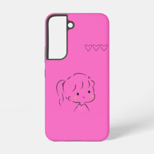 Coque Samsung Galaxy Boîtier Samsung S22 Fille Mignonne Kawaii – Pastel