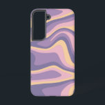 Coque Samsung Galaxy Boîtier téléphonique à ondes abstraites<br><div class="desc">couleur pf des vagues</div>