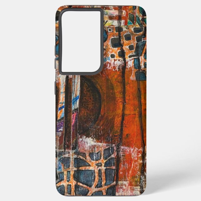 Coque Samsung Galaxy Boîtier téléphonique Android Abstrait (Verso)