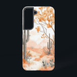 Coque Samsung Galaxy Boîtier téléphonique Blush Desert Bloom<br><div class="desc">Un décor de désert doux et fleuri aux teintes orange et rose pâle rend le charme tranquille de la nature.</div>