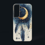 Coque Samsung Galaxy Boîtier téléphonique Cosmic Moon Drip<br><div class="desc">Une lune chatoyante semble se fondre dans le cosmos dans ce design d'aquarelle onirique,  parfait pour les amateurs de lumière étoilée et de mystère.</div>