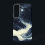 Coque Samsung Galaxy Boîtier téléphonique de flux cosmique<br><div class="desc">Une rivière d'étoiles se tord à travers un ciel sombre dans un voyage surréaliste et onirique à travers le cosmos.</div>