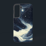 Coque Samsung Galaxy Boîtier téléphonique de flux cosmique<br><div class="desc">Une rivière d'étoiles se tord à travers un ciel sombre dans un voyage surréaliste et onirique à travers le cosmos.</div>
