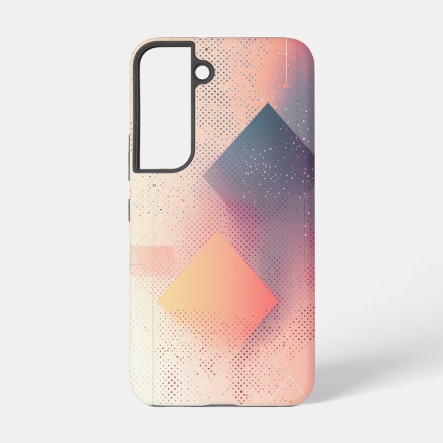 Coque Samsung Galaxy Boîtier téléphonique de la géométrie floue (Verso)