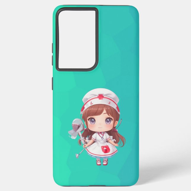 Coque Samsung Galaxy Boîtier téléphonique de l'infirmière (Verso)