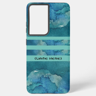 Coque Samsung Galaxy Boîtier téléphonique Indigo et Turquoise