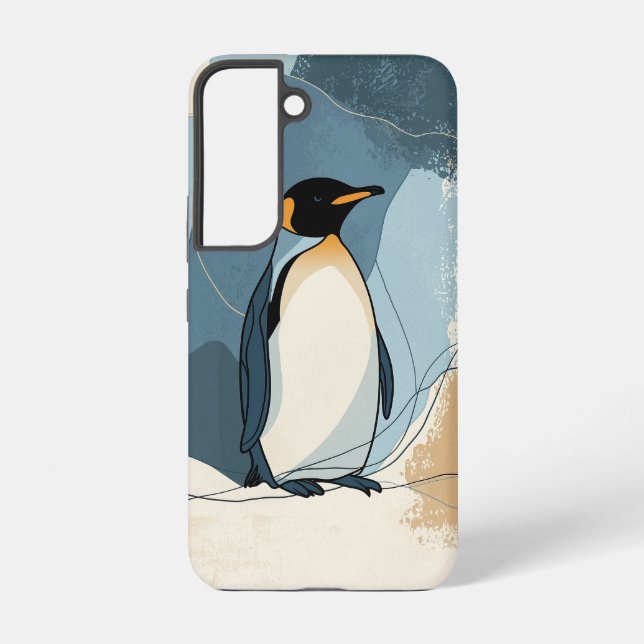 Coque Samsung Galaxy Boîtier téléphonique Penguin Chill Peaks (Verso)