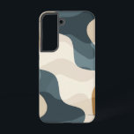 Coque Samsung Galaxy Boîtier téléphonique pour Motif de flux biologique<br><div class="desc">Des formes courbes et organiques traversent le coque dans des teintes terreuses et neutres,  expression moderne minimaliste du rythme de la nature.</div>