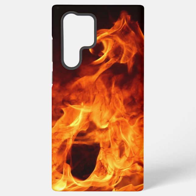 Coque Samsung Galaxy Boîtier téléphonique Red Flames (Verso)