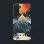Coque Samsung Galaxy Boîtier téléphonique Starlit Alpine Wonder<br><div class="desc">Les étoiles brillent au-dessus des sommets enneigés dans ce design éthérée qui fusionne la magie nocturne avec la sérénité alpine.</div>