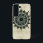 Coque Samsung Galaxy Boitier téléphonique Sun Mandala Roots<br><div class="desc">Ce mandala symbolique de soleil aux textures terrestres fusionne l'énergie terrestre et cosmique,  idéal pour les âmes spirituelles.</div>