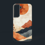 Coque Samsung Galaxy Boîtier téléphonique Sunlit Autumn Slope<br><div class="desc">Un soleil d'automne brillant surplombe des collines et des feuilles dorés,  résumant l'essence d'un après-midi d'automne croustillant.</div>